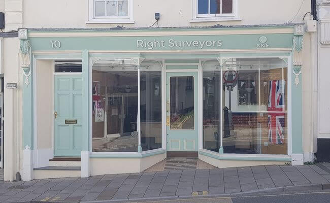 Right Surveyors Office at Number 10 High Street